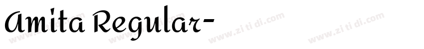 Amita Regular字体转换